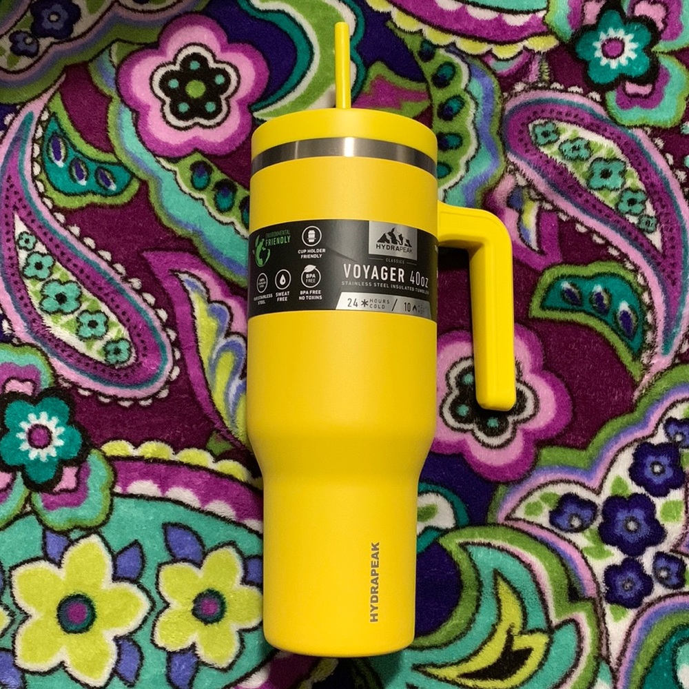 Minion Yellow / Lemon Yellow Hydrapeak 40 oz Tumbler Voyager